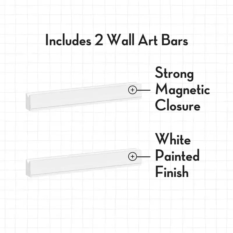 Kids Desk and Chair Set with Storage Cubbies, Bookshelves and Magnetic Art Display Bars, White