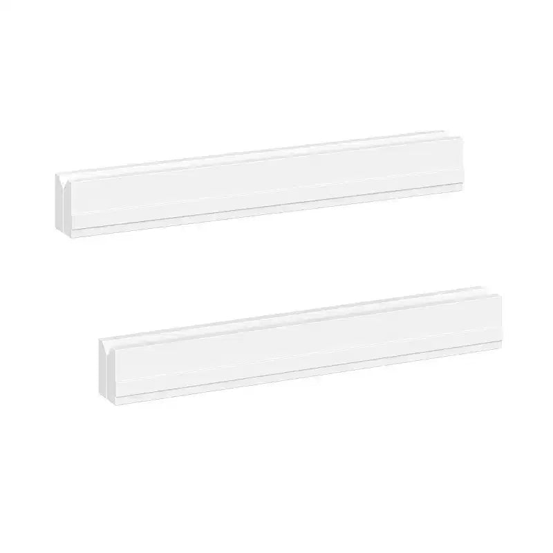 Kids Desk and Chair Set with Storage Cubbies, Bookshelves and Magnetic Art Display Bars, White