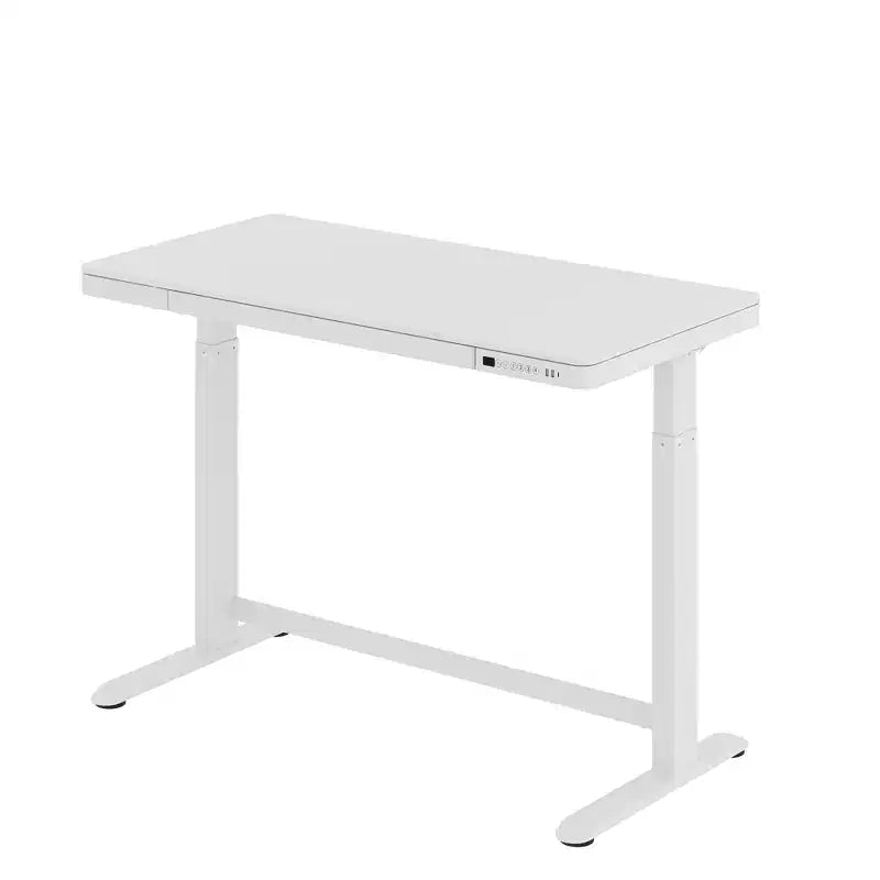 Electric Height Adjustable Standing Desk with Drawer and USB Charging Hub