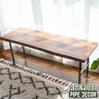 Panca d'appoggio in legno grezzo Sunset Cedar