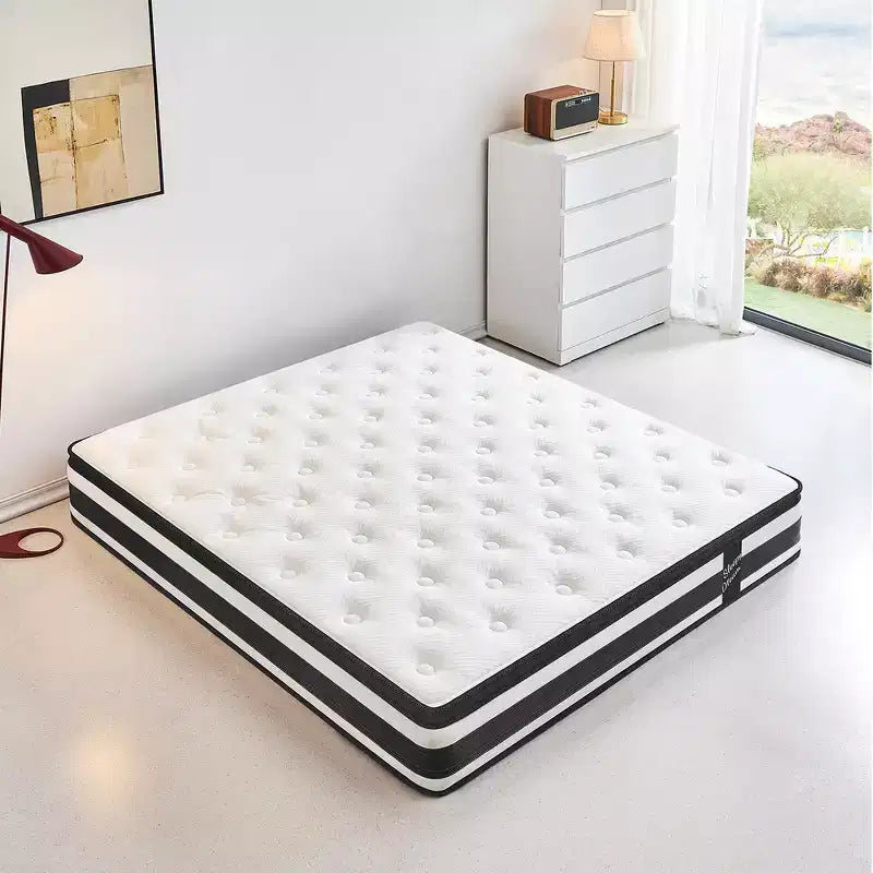 12-Inch Twin XL Hybrid Mattress with Memory Foam and Pocket Springs