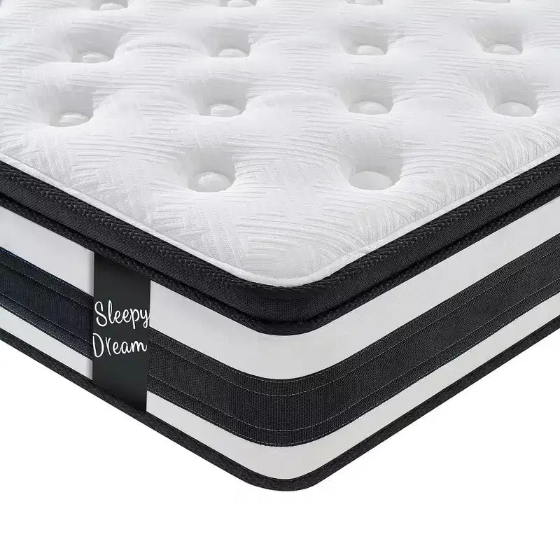 12-Inch Twin XL Hybrid Mattress with Memory Foam and Pocket Springs