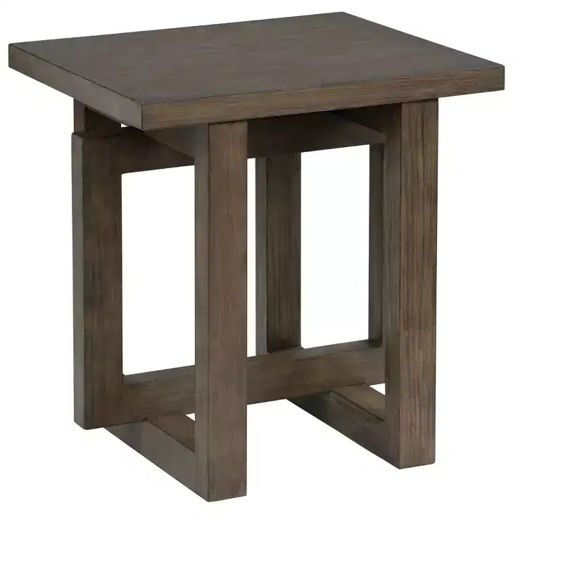 Crestview Collection Square Brown Solid Wood Accent_End Table