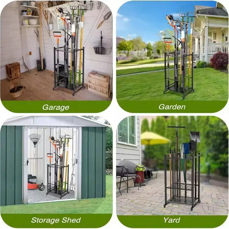 Metal Tool Organizer Rack with 35 Slots