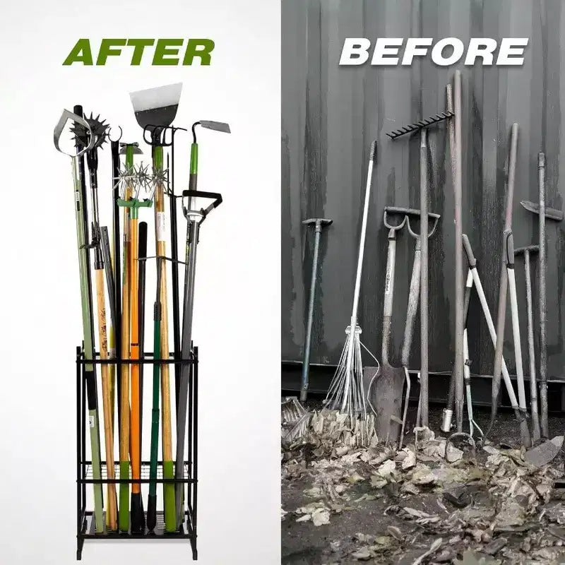 Metal Tool Organizer Rack with 35 Slots