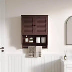 Pensile da bagno con portasalviette