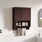 Pensile da bagno con portasalviette