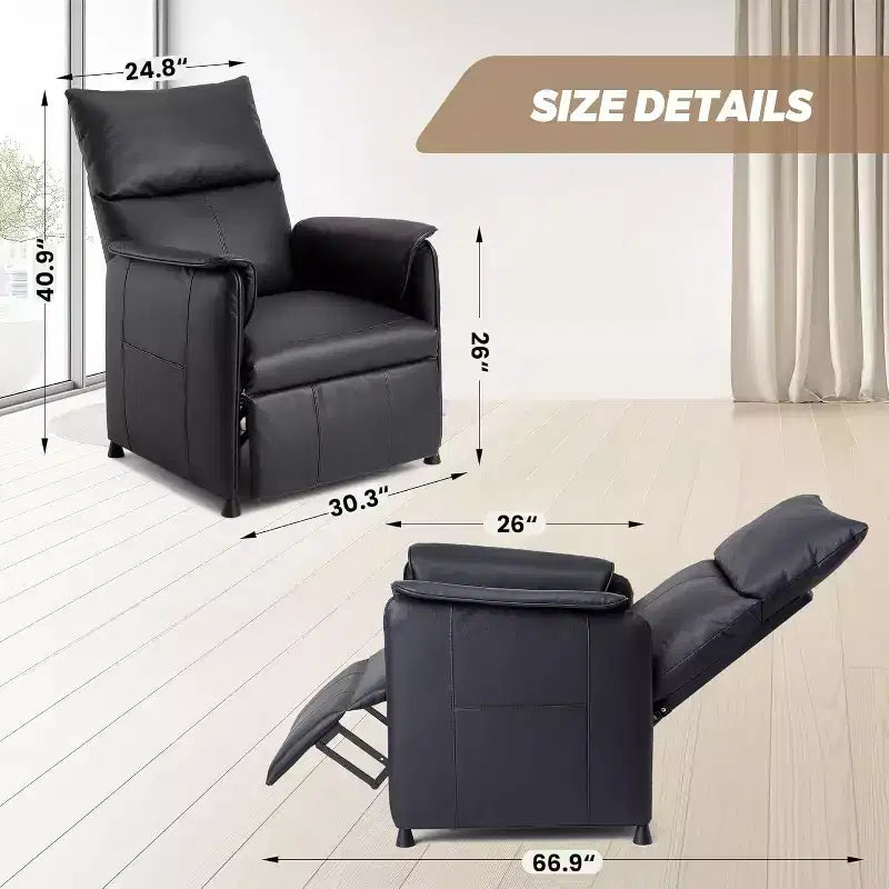 Power Recliner Chair with Massage, Heat and Remote Control