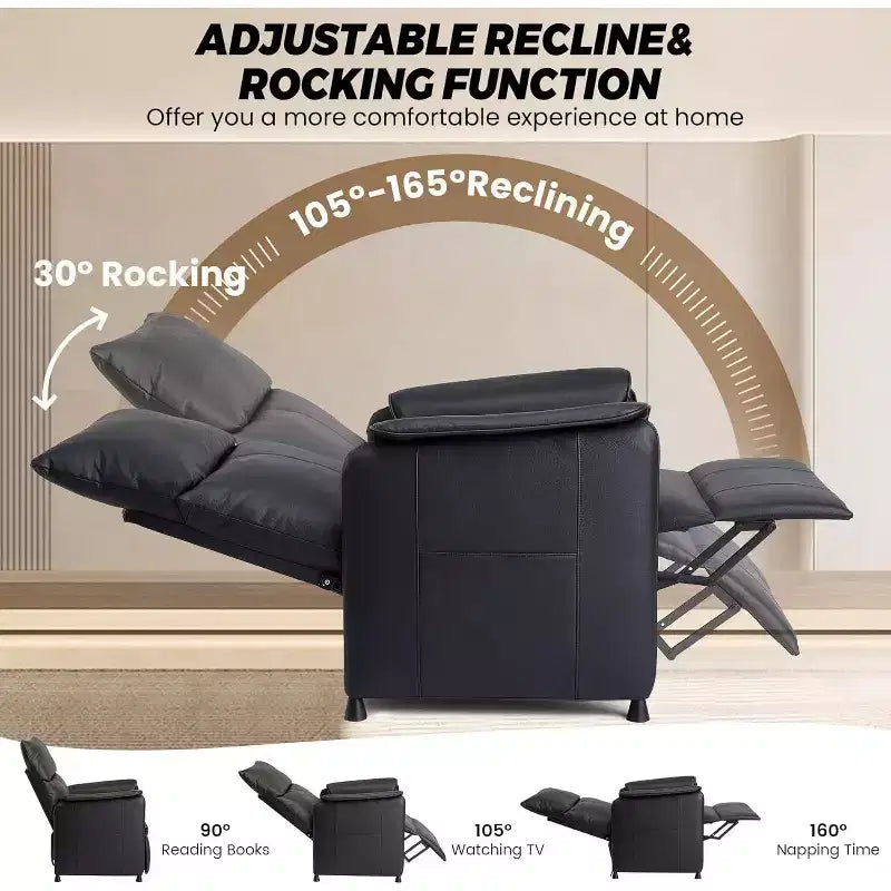 Power Recliner Chair with Massage, Heat and Remote Control
