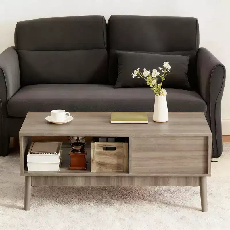 Coffee Table with Storage and Drawer