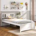 Twin / Full / Queen Size Bed Frame with Headboard and Wood Slat Support, No Box Spring Needed