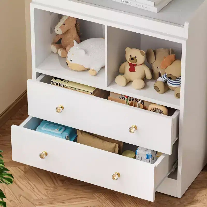3-Drawer Nursery Dresser with Removable Changing Tray