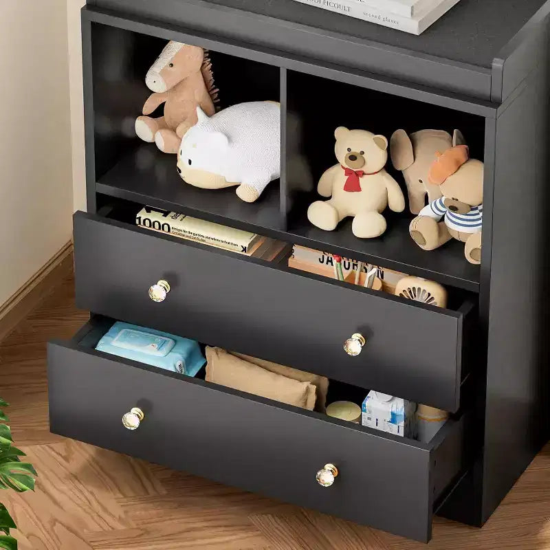 3-Drawer Nursery Dresser with Removable Changing Tray