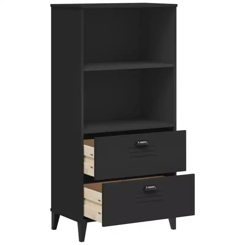 Standing Bookcase with 2 Shelves and Drawers