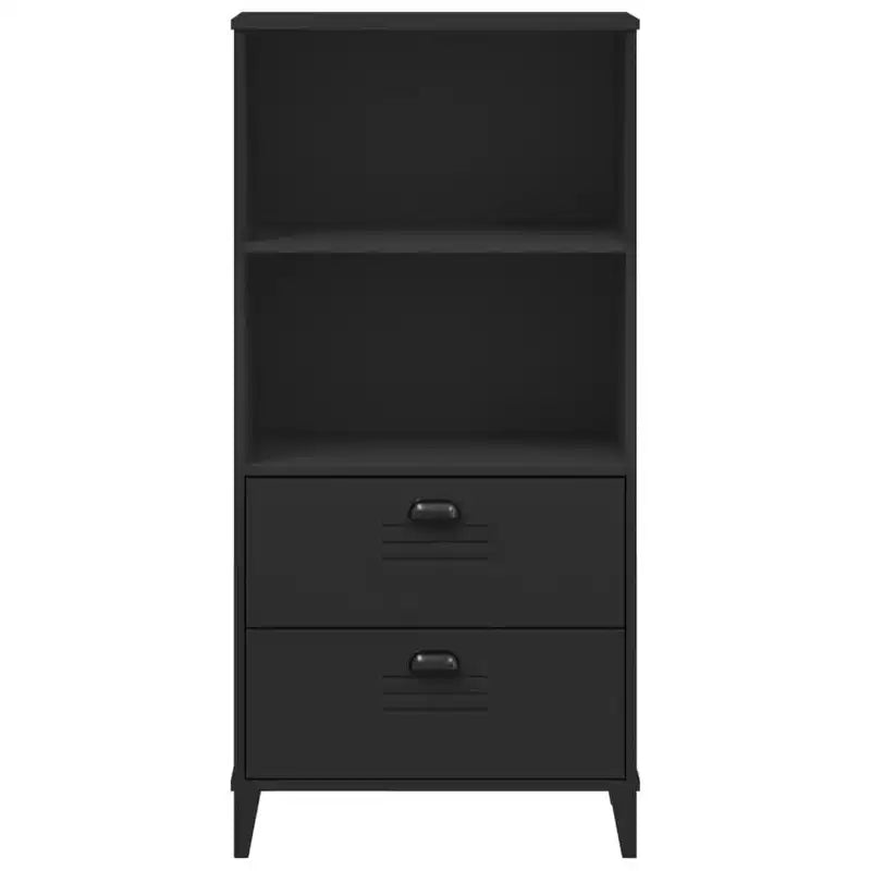 Standing Bookcase with 2 Shelves and Drawers