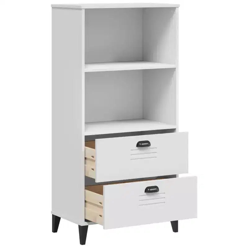 Standing Bookcase with 2 Shelves and Drawers