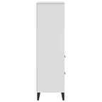 Libreria verticale con 2 ripiani e cassetti