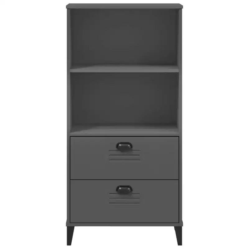 Standing Bookcase with 2 Shelves and Drawers