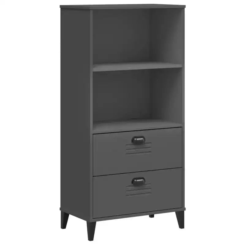 Standing Bookcase with 2 Shelves and Drawers