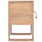 Comodino in legno massello di teak 15,7x11,8x19,7"