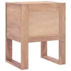 Comodino in legno massello di teak 15,7x11,8x19,7"
