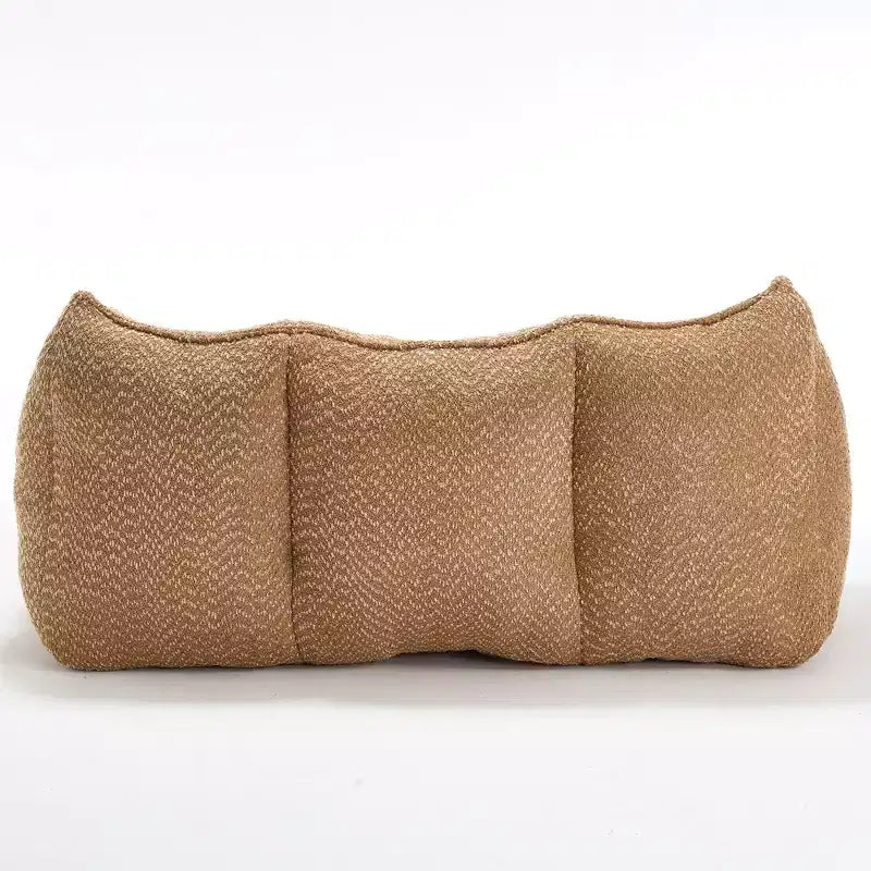 Bean Bag Chair with Foam Fill, 2-Seat Lounge Sofa with Armrest