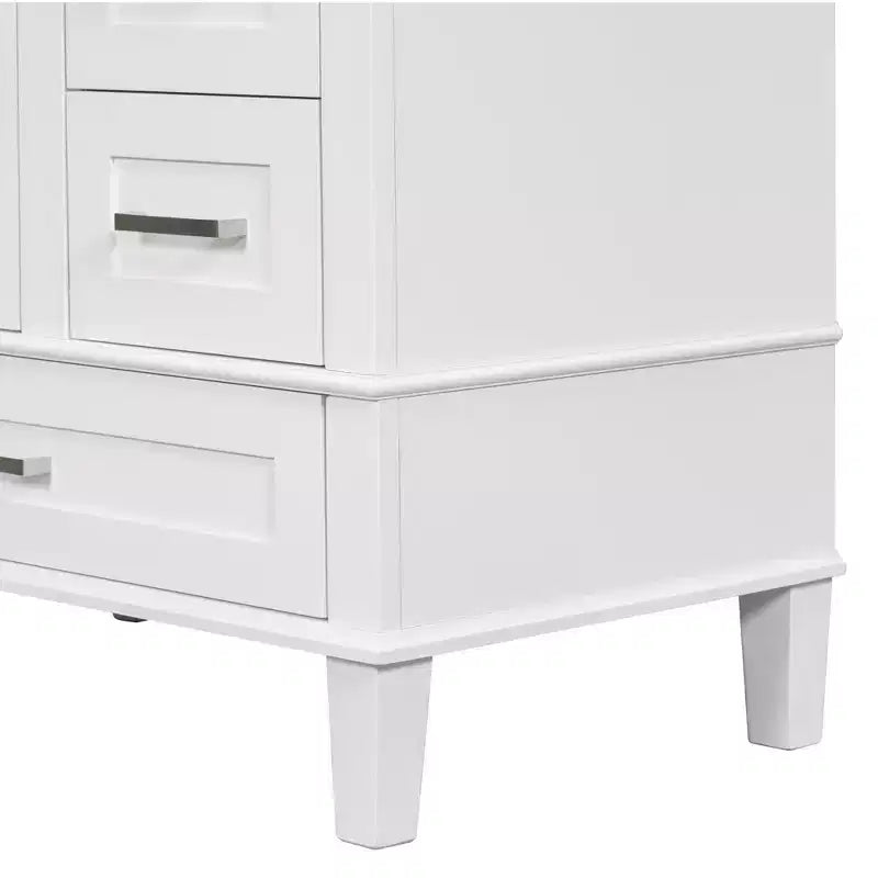 30 in. Bathroom Vanity with Undermount Ceramic Sink and Storage Cabinet