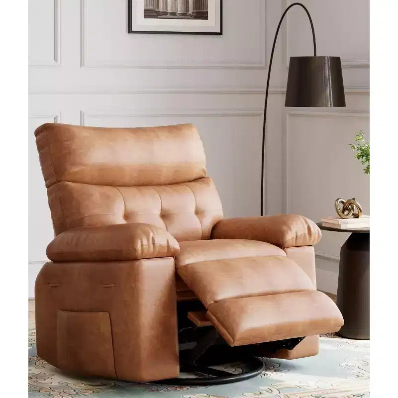 Manual Recliner Chair with Adjustable Backrest