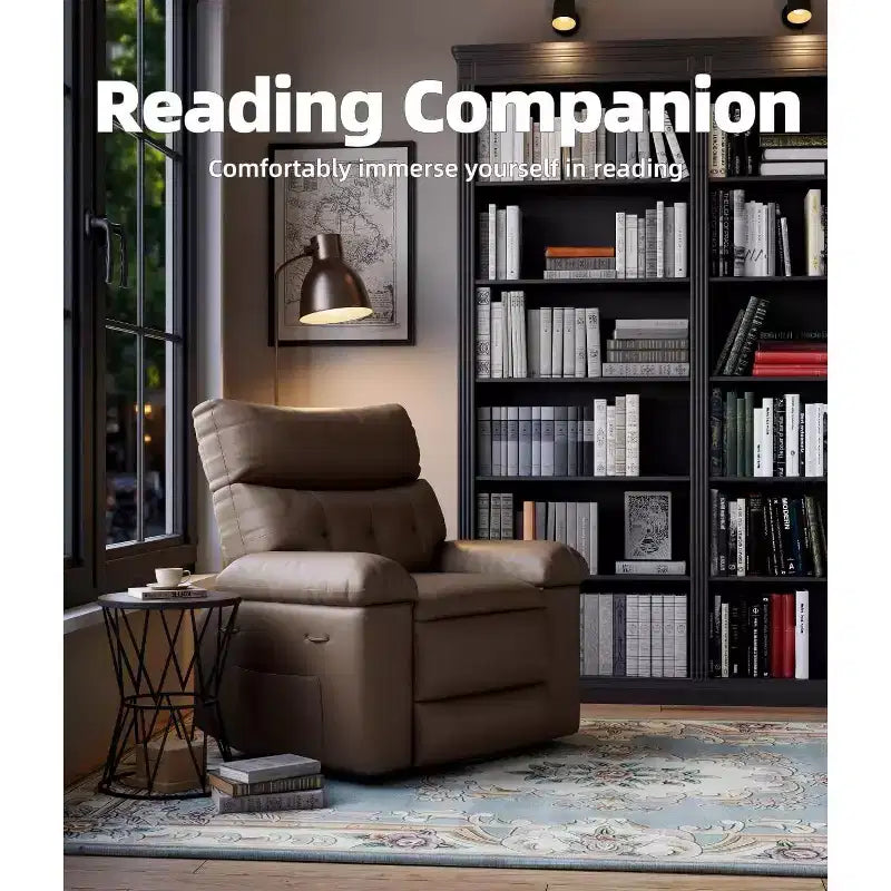 Manual Recliner Chair with Adjustable Backrest