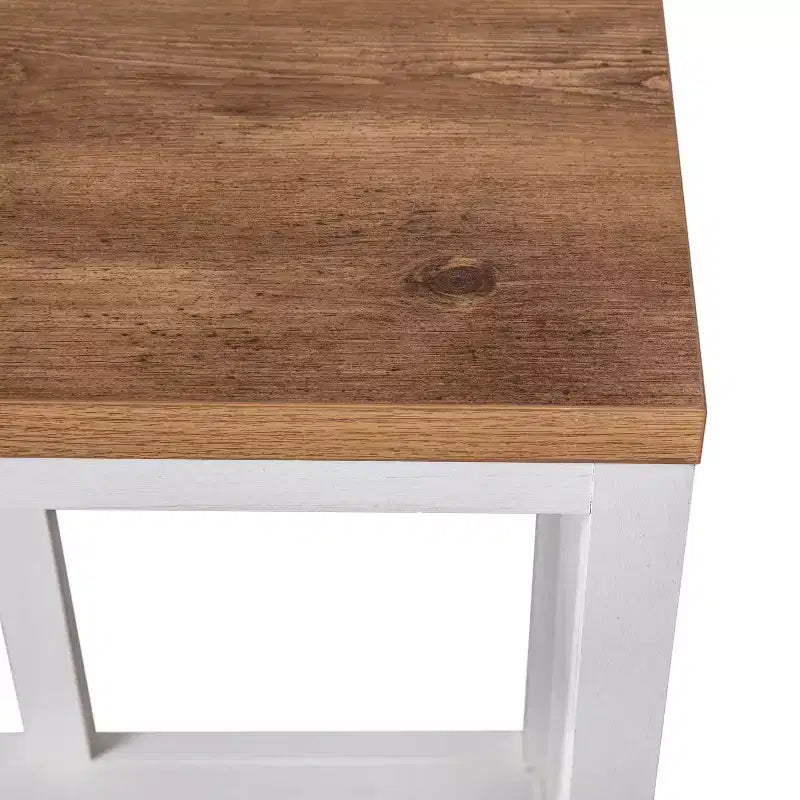 Modern Farmhouse Console Sofa Table with Lower Shelf