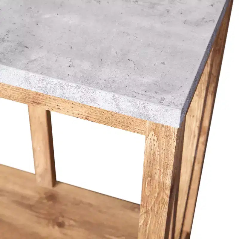 Modern Farmhouse Console Sofa Table with Lower Shelf