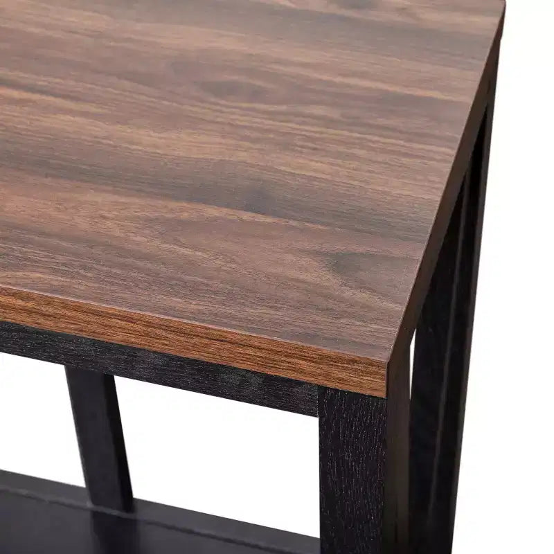 Modern Farmhouse Console Sofa Table with Lower Shelf