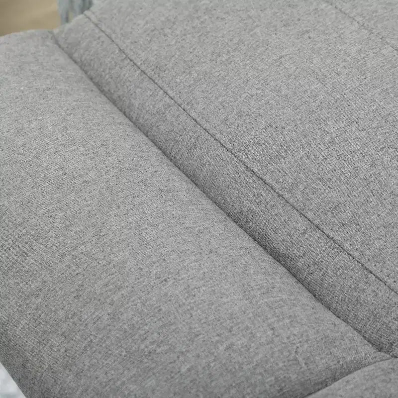 Modern Loveseat Recliner Sofa, 2-Seater Manual Reclining Couch with Thick Foam Padding