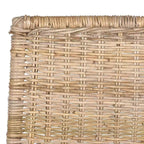 Sedie da pranzo senza braccioli in rattan, set da 2 - Grigio